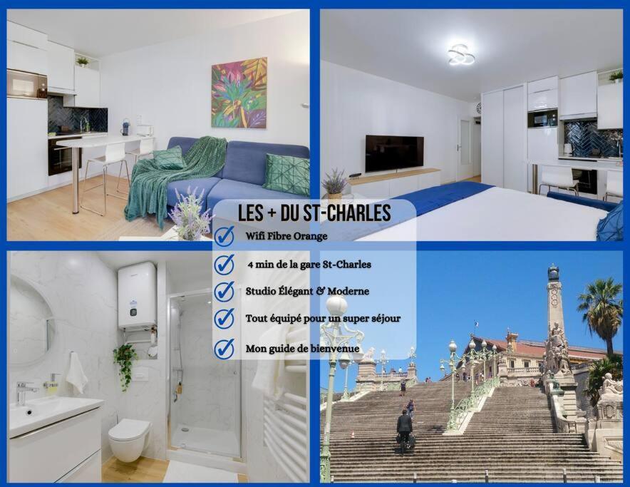 شقة Le St-Charles#Wifi#Tgv مارسيليا المظهر الخارجي الصورة